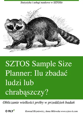 Kalkulator minimalnej wielkości próby SZTOS Sample Size Planner